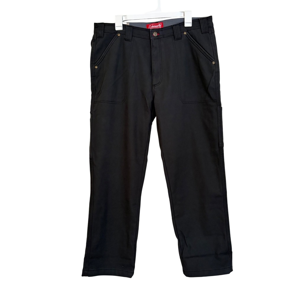 Coleman Fleece Lined Utility Pants Men's 36W 30L Stretch Tear Resistant NWT‎